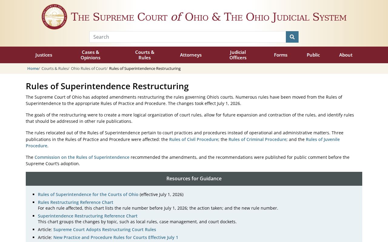 Ottawa County court records Ohio Rules of Superintendence notice