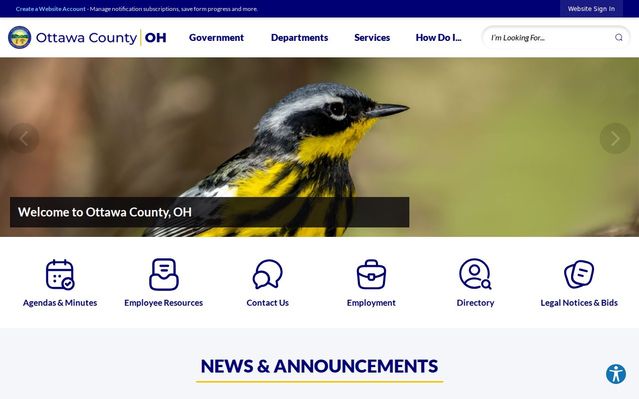 Ottawa County court docket county government source